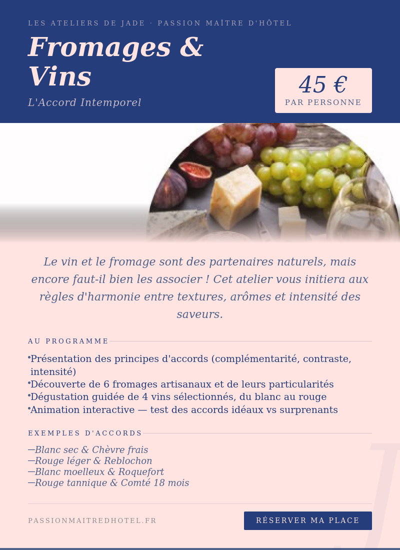 Fromages et vins